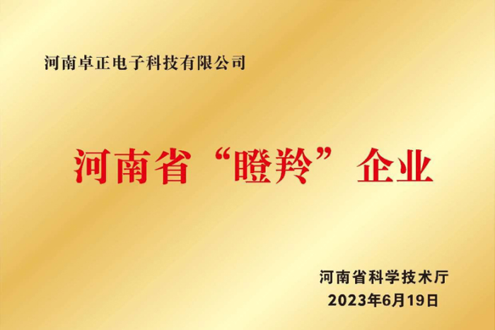 河南省“瞪羚”企業(yè)